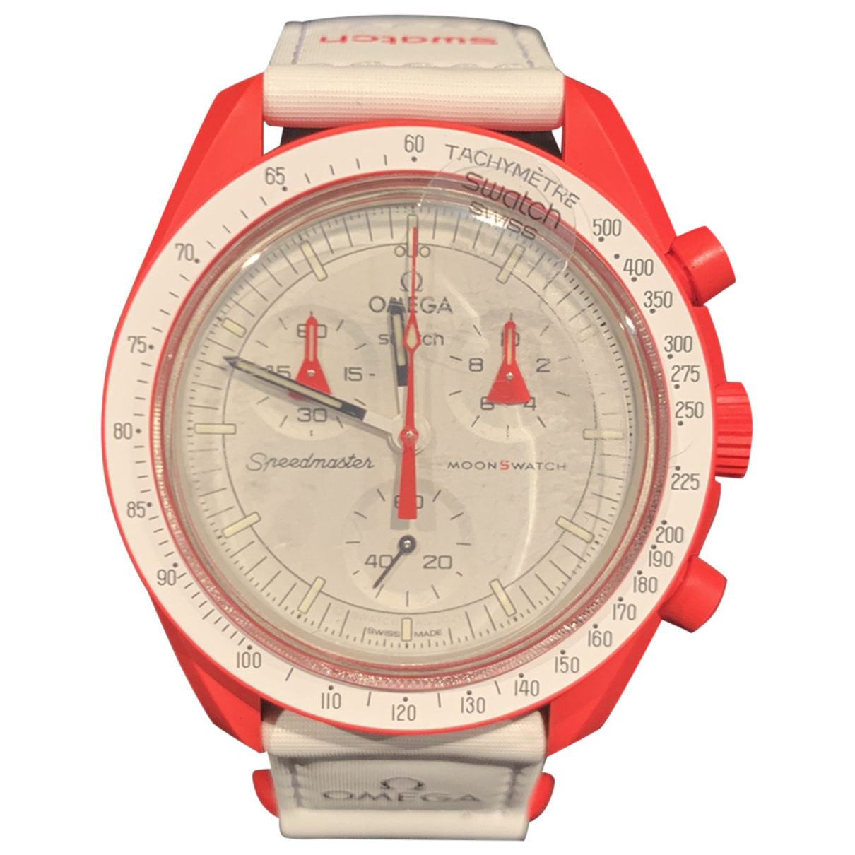Ceramic watch Omega Red in Ceramic 